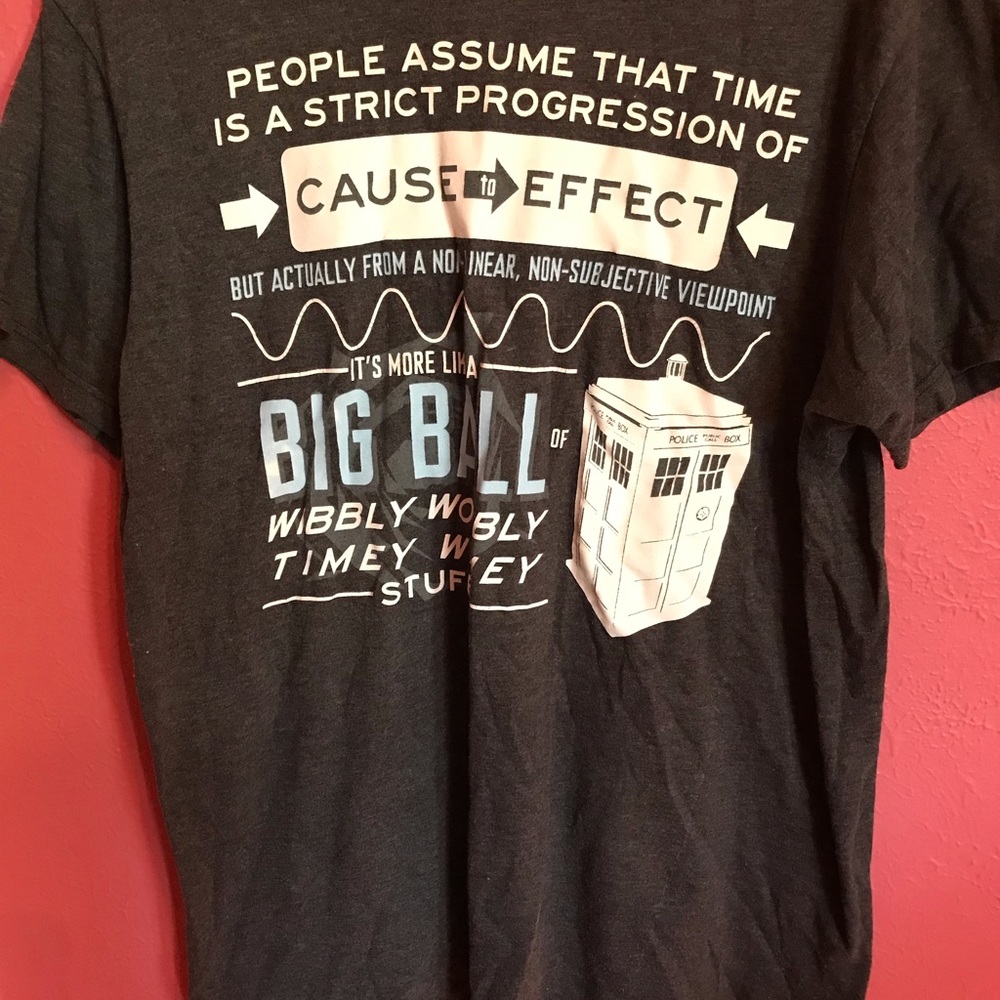 Dark grey Dr. who T-shirt